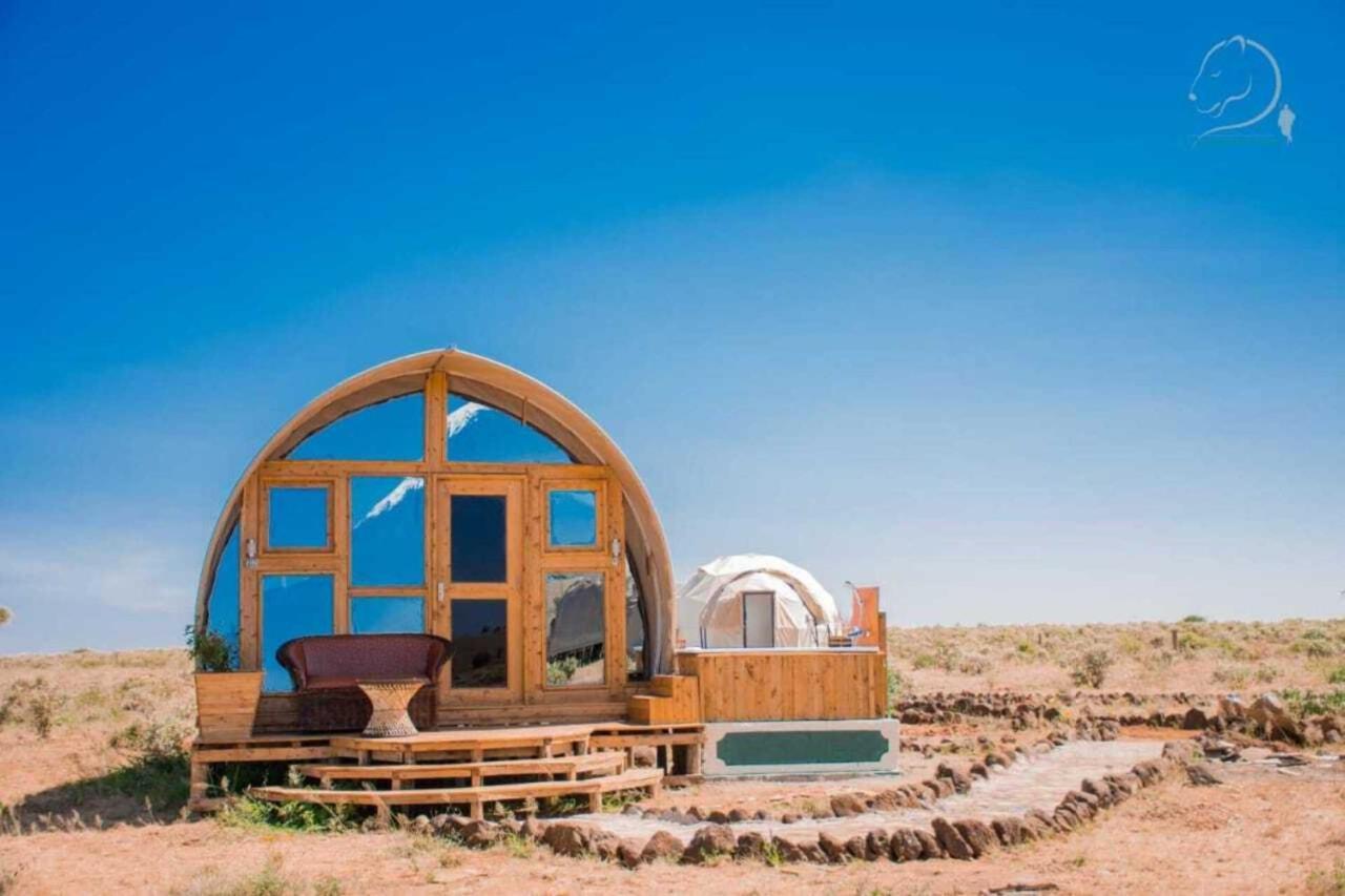 Amanya Camp1-Bed King Lion Tent in Amboseli NP Bagian luar foto