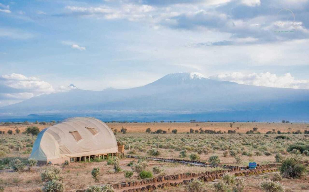 Amanya Camp1-Bed King Lion Tent in Amboseli NP Bagian luar foto