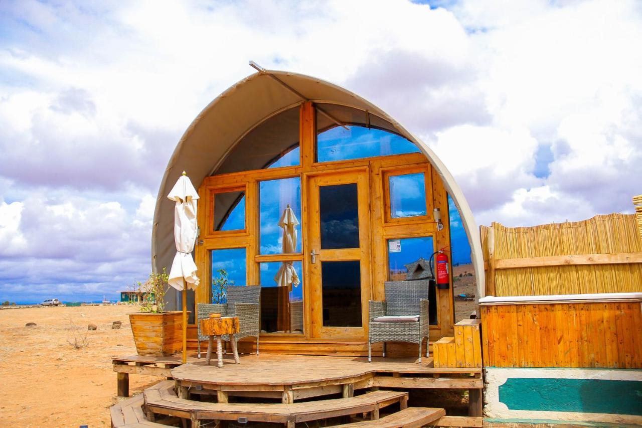 Amanya Camp1-Bed King Lion Tent in Amboseli NP Bagian luar foto